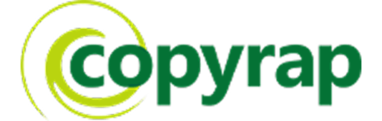 Copyrap company branding logo